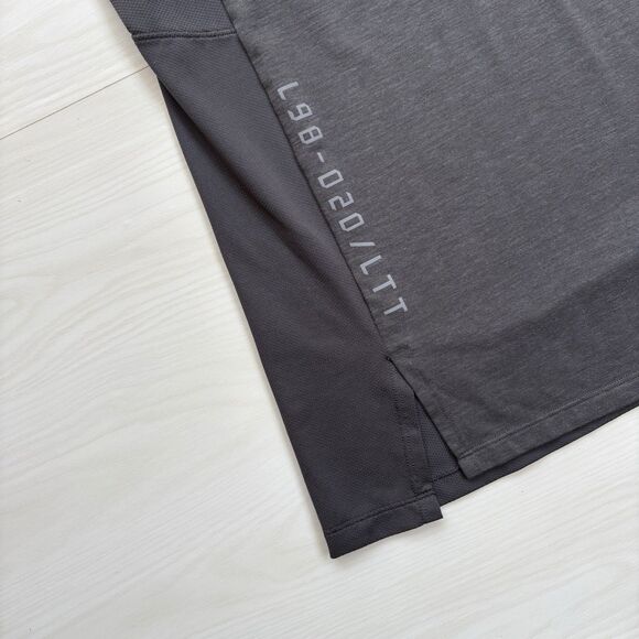 Lululemon Men's XXL  Grey Stretch L98-020/LTT Short Sleeve Always Agile Tee Gym - Picture 4 of 8